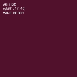 #51112D - Wine Berry Color Image